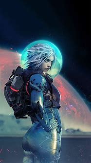 Image result for Cyberpunk Space Girl
