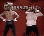 Image result for Chris Farley Chippendale Happy Birthday GIF
