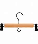 Image result for Wooden Pant Hangers with Clips