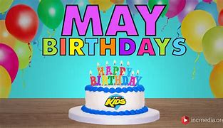 Image result for Happy Birthday May