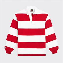 Image result for Red and White Rugby Shirt