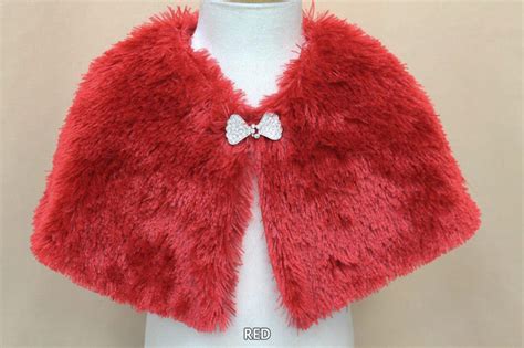Fur Cape [GC]   $18.00   Girls dresses and Boys suits by Lucy Clothing  