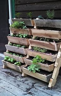 Image result for Making Planter Boxes Out of Pallets