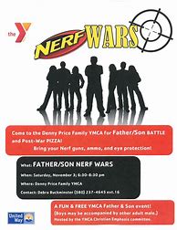 Image result for Nerf War Kids vs Parents at Church