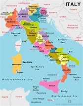 Image result for Regional Map of Italy with Names