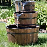 Image result for Wood Water Fountains Outdoor