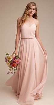 Image result for Blush Pink Dresses above Hte Knee