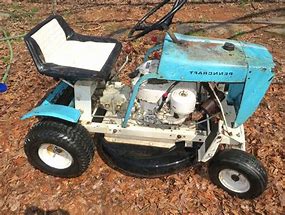 Image result for Vintage Mini Riding Lawn Mower