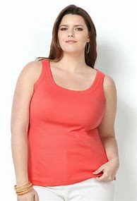 Image result for Plus Size Ribbed Tank Tops