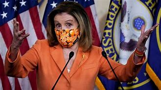Image result for Pelosi Orange Mask