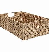 Image result for Wicker Storage Baskets for Shelves
