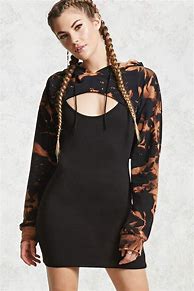 Image result for Cropped Hoodie with Dress