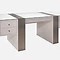 Image result for Modern White Lacquer Executive Desk