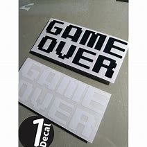 Image result for Super Mario Game Over Stickers