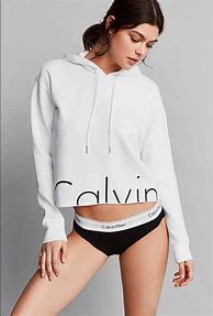Image result for Calvin Klein Crop Top Hoodie