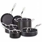 Image result for Kitchenaid Hard-Anodized Induction 11 Pc. Nonstick Cookware Set, Black