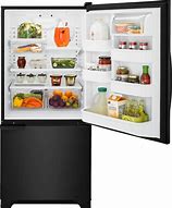 Image result for black bottom freezer fridge