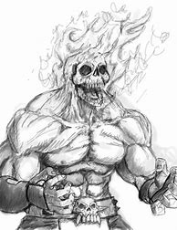 Image result for Mortal Kombat Scorpion Head Drawings