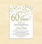 Image result for 60th Birthday Invites
