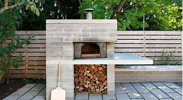 Image result for Simple Outdoor BBQ and Pizza Oven