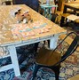 Image result for Rustic White Wood Dining Table