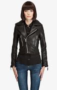 Image result for Red Leather Jacket with Black Hoodie