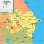 Image result for Azerbaijan Map