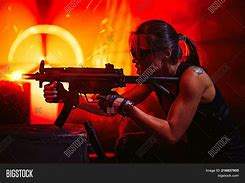 Image result for Strong Woman with Gun