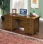 Image result for Metal and Wood Desk with Drawers