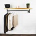Image result for Wall Mounted Clothes Rack for Laundry Room