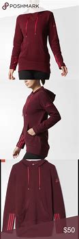 Image result for Adidas Outline Hoodie Maroon