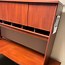 Image result for Cherry Wood L-shaped Desk Executive