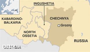 Image result for Chechnya War Map