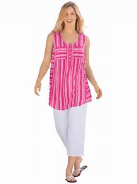 Image result for Plus Size Women%27s Perfect Pintuck Tunic By Woman Within In Pink (Size 30%2F32)