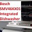 Image result for Bosch Integrated Dishwasher Installation