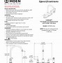 Image result for Moen Pull Out Kitchen Faucet Installation
