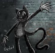 Image result for Scary Cartoon Cat Funny Comic