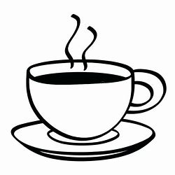 Image result for Coffee Cup Outline Clip Art