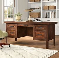 Image result for Solid Wood Executive Desk