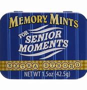 Image result for Memory Mints for Senior Moments