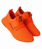 Image result for Men's Orange Sneakers