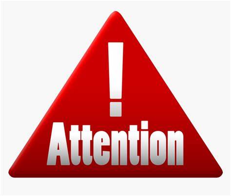 Attention Png Free Download - Important Sign And Symbol, Transparent ...
