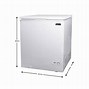 Image result for How Big Is a 7 Cubic Foot Chest Freezer