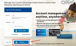 Image result for How to Register My Lowe's Card