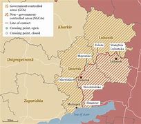 Image result for War in Donbass Map