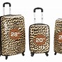 Image result for SOLITE Women's 8 Piece Leopard Luggage Set