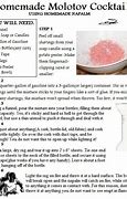 Image result for How to Make a Soap Molotov Cocktail