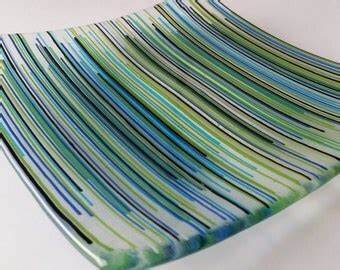 Items similar to Colorful mosaic fused glass dish on Etsy
