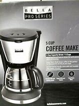 Image result for Bella Pro Series - 5-Cup Coffee Maker - Stainless Steel