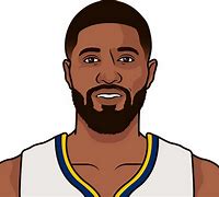 Image result for Paul George 4 Navy and White